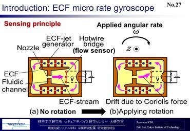 ECF rate gyroscope